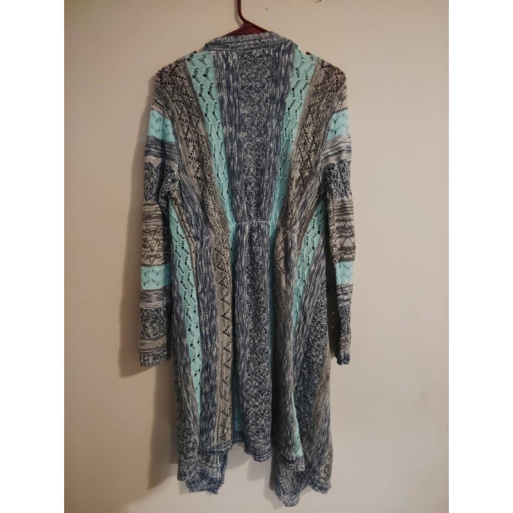 Absolutely Fabulous Women's Grey and Blue Cardigan Size‎ XL - Picture 4 of 4